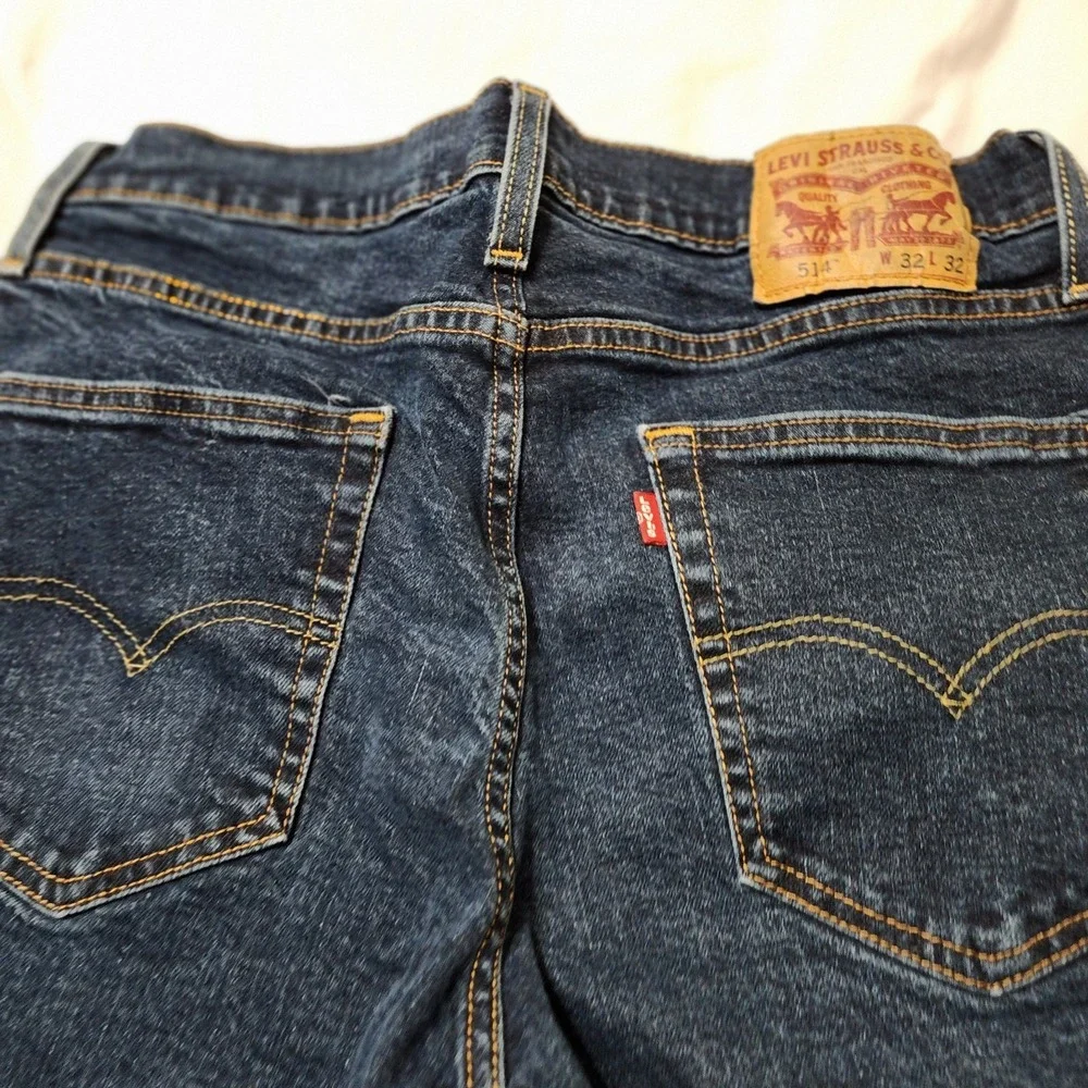 Levi's 514 Men's Jeans 32x32  Blue Denim Good Condition Preppy‎ Country Boy